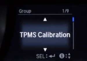 TPMS CALIBRATION-HONDA