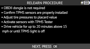 TPMS DIAGNOSTIC INFORMATION – Jeep Wrangler, 2007-2020